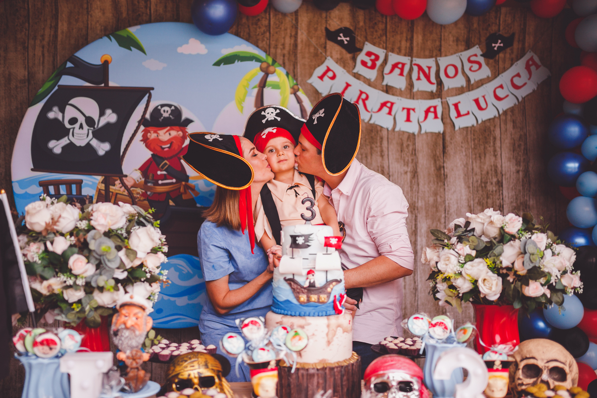 fotografa familia curitiba - aniversario pirata em casa
