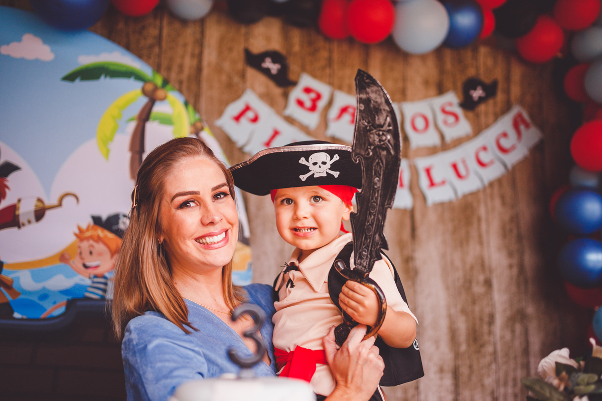 fotografa familia curitiba - aniversario pirata em casa