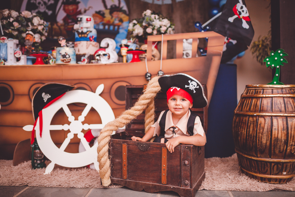 fotografa familia curitiba - aniversario pirata em casa