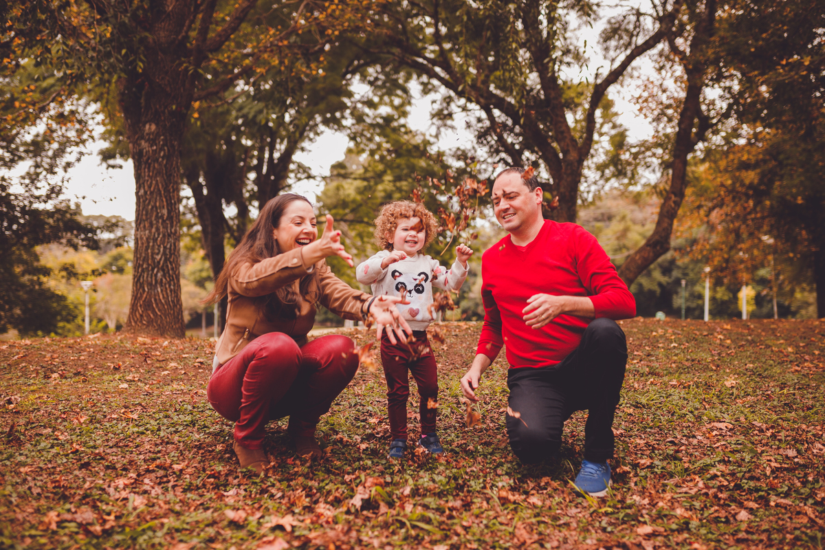 fotografa familia curitiba - ensaio outono bosque