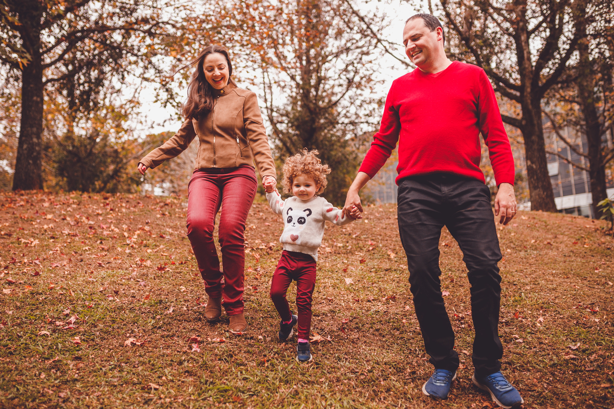 fotografa familia curitiba - ensaio outono bosque