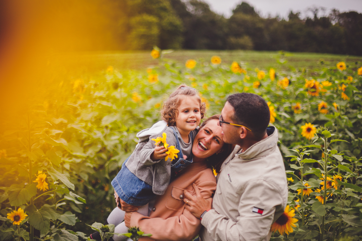 fotografa familia curitiba - Plantacao girassol sjp