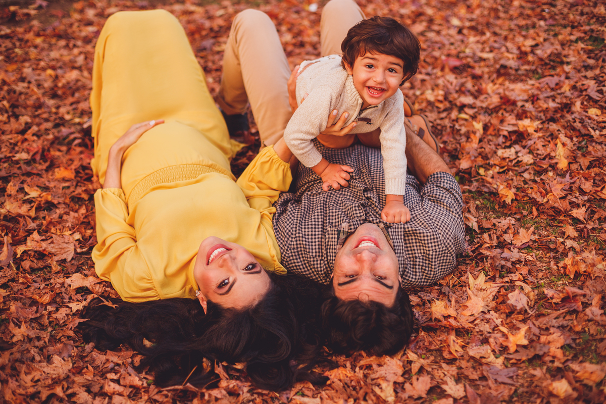 fotografa familia curitiba - ensaio gestante outono canaleta 