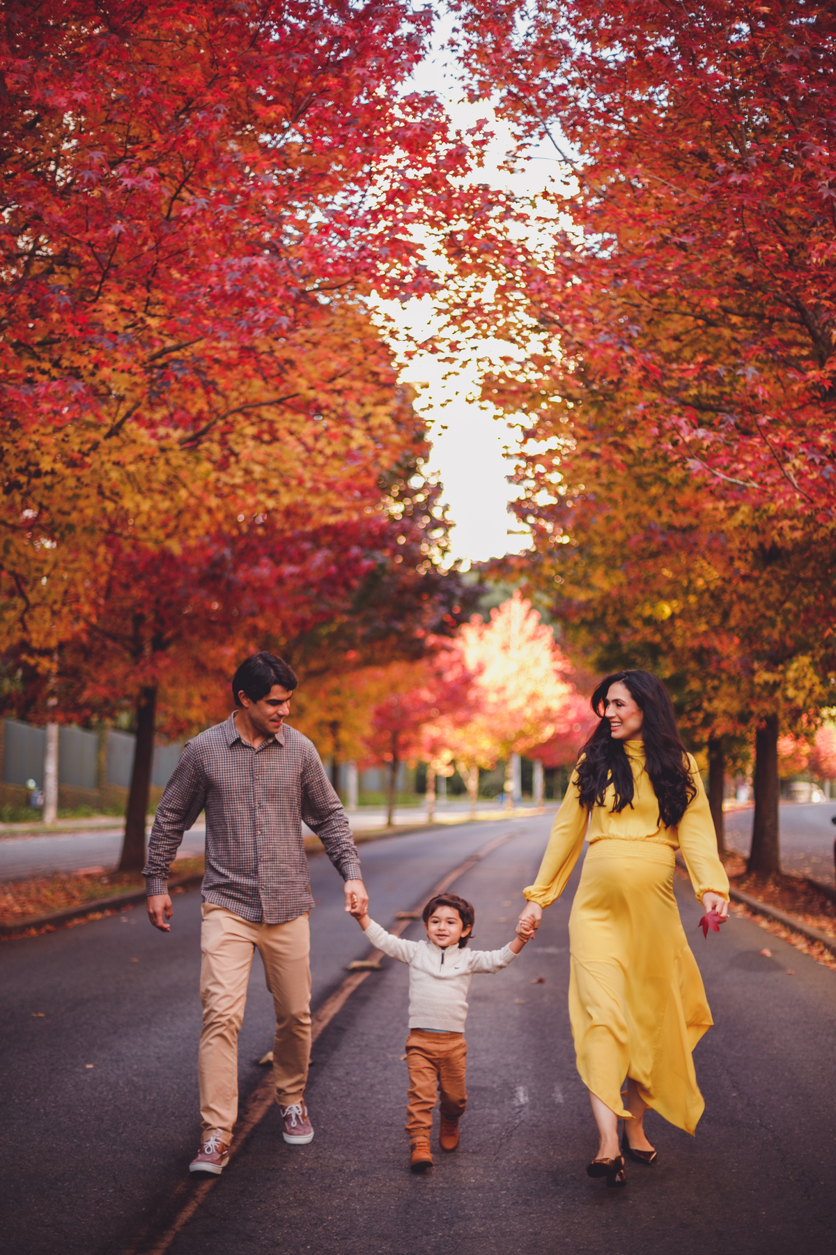 fotografa familia curitiba - ensaio gestante outono canaleta 