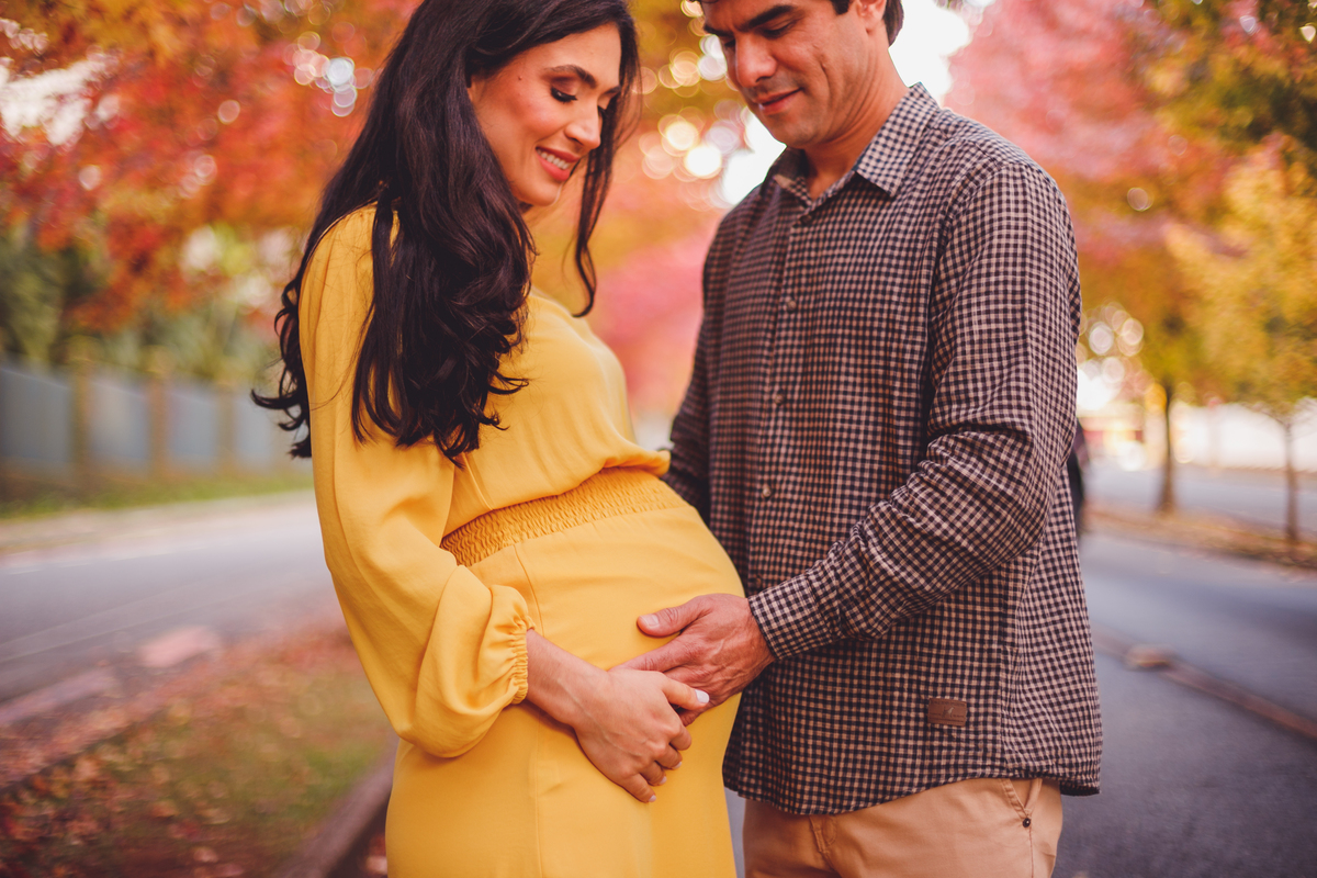 fotografa familia curitiba - ensaio gestante outono canaleta 