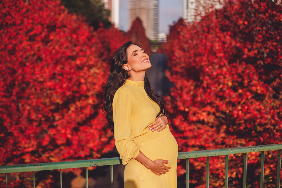 fotografa familia curitiba - ensaio gestante outono canaleta 