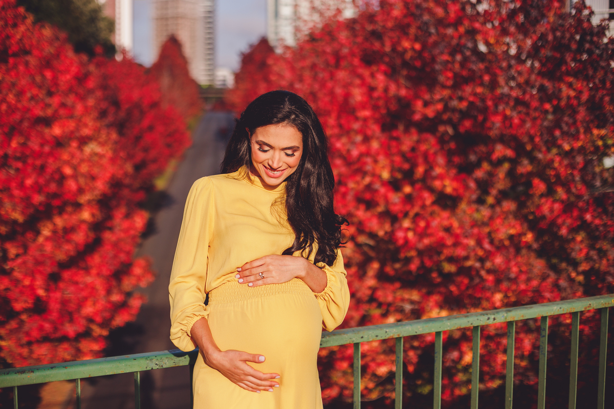 fotografa familia curitiba - ensaio gestante outono canaleta 