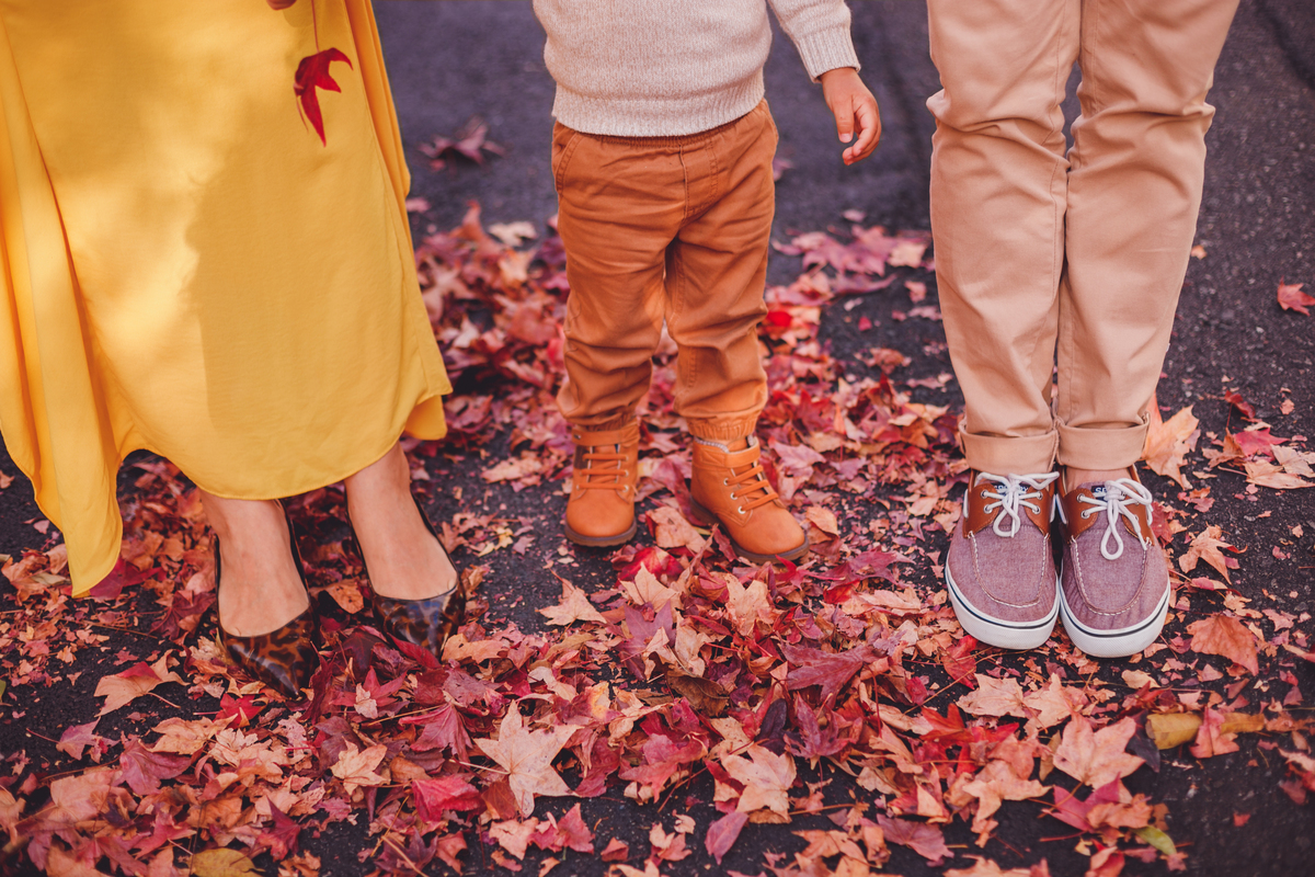 fotografa familia curitiba - ensaio gestante outono canaleta 