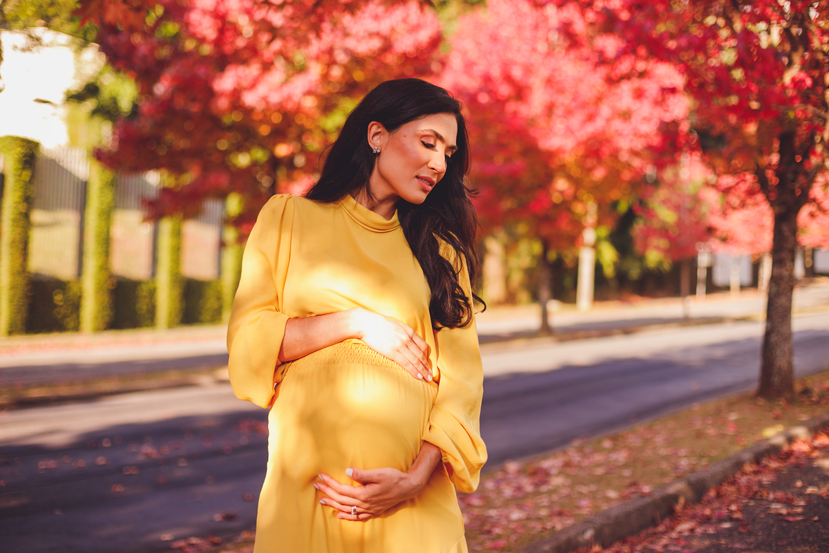 fotografa familia curitiba - ensaio gestante outono canaleta 