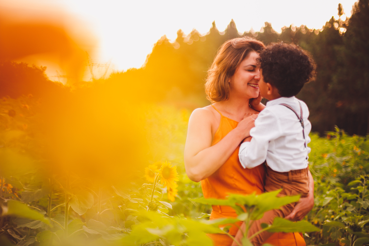 fotografa familia curitiba - ensaio campo de girassol