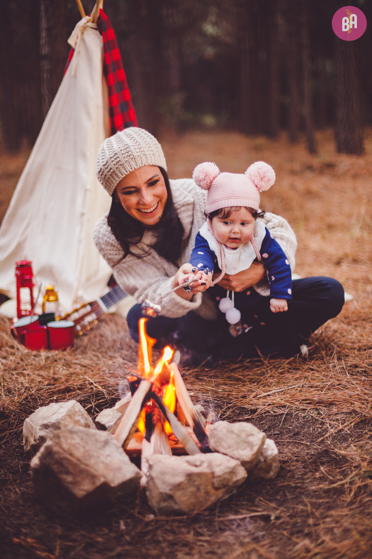 fotografa familia curitiba ensaio externo inverno acampamento 