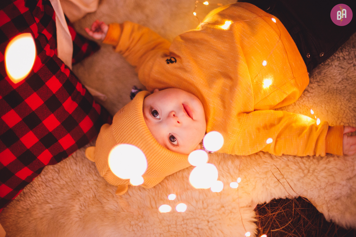 fotografa familia curitiba - ensaio externo por do sol bebe
