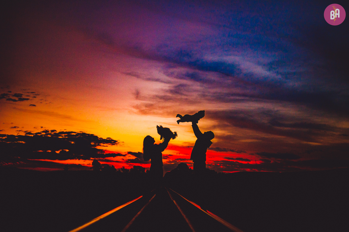 fotografa familia curitiba - ensaio externo por do sol bebe