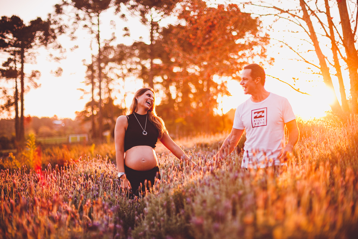 fotografa familia curitiba - ensaio gestante Lavandario externo 