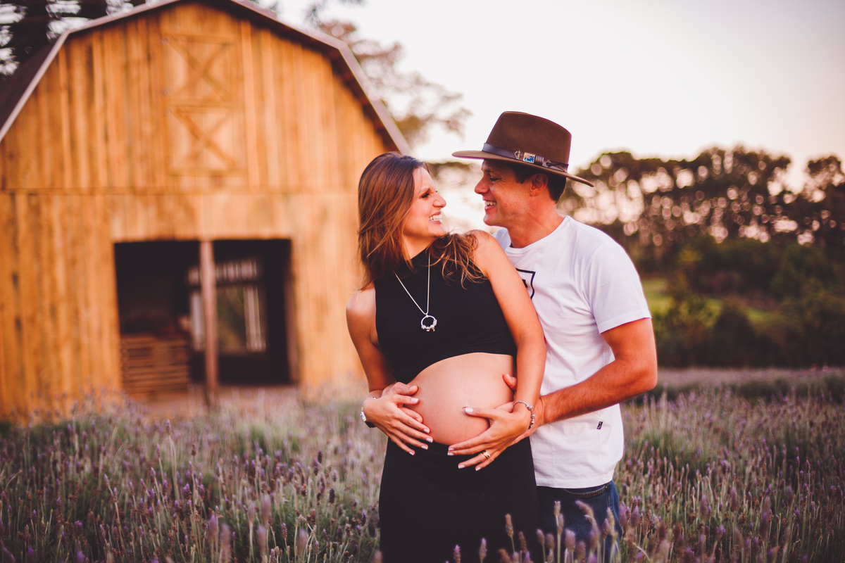 fotografa familia curitiba - ensaio gestante Lavandario externo 