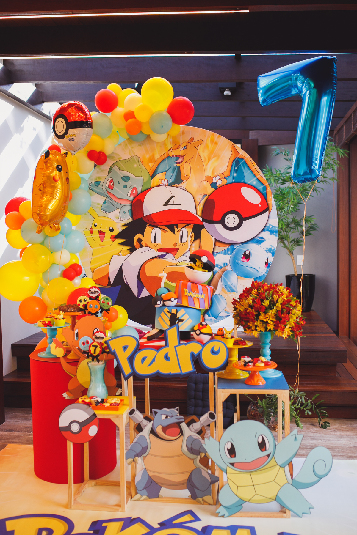 fotografa familia Curitiba aniversario em casa 7 anos 