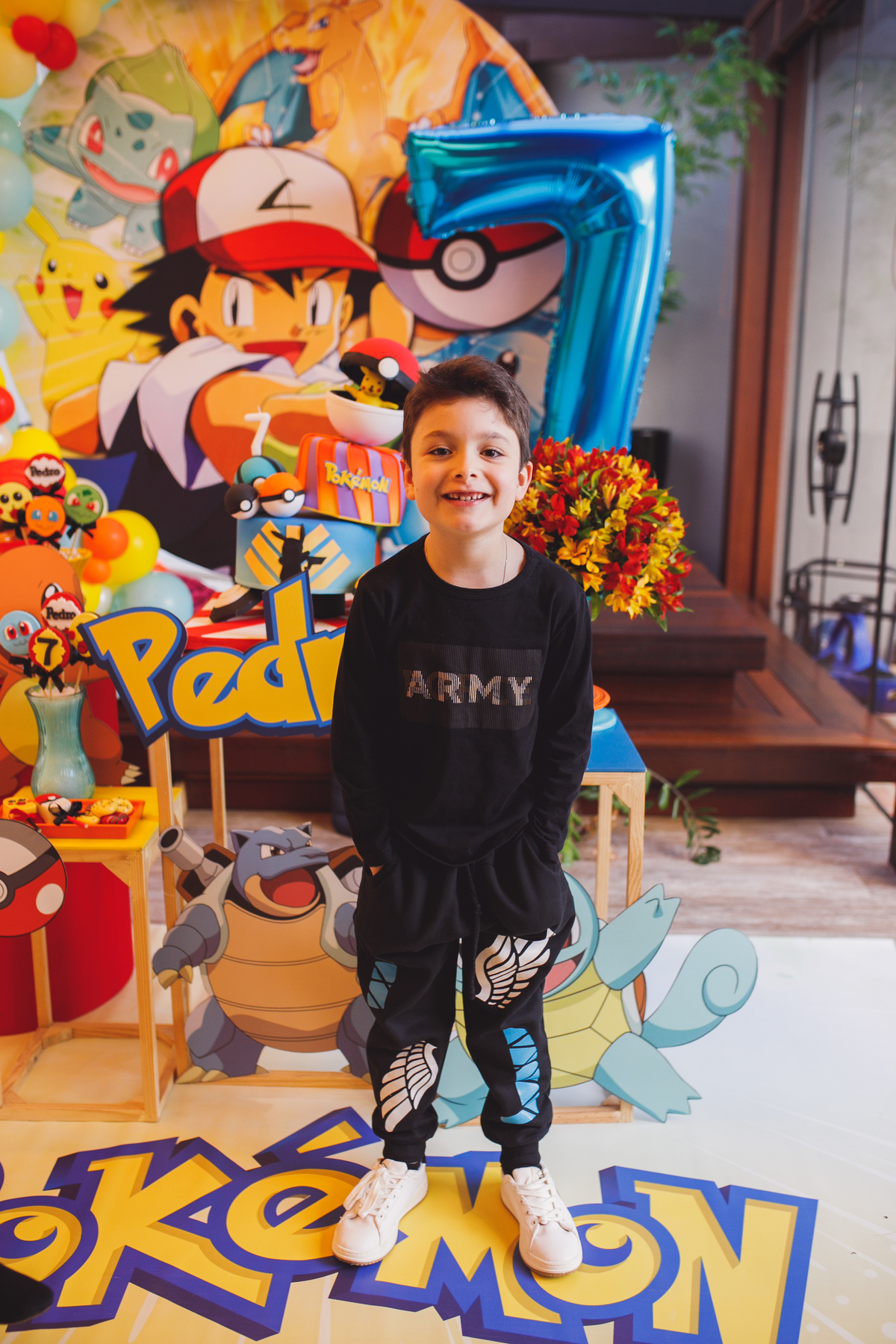 fotografa familia Curitiba aniversario em casa 7 anos 