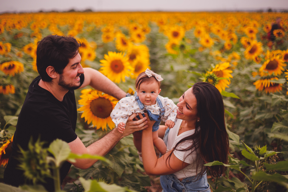 fotografa familia Curitiba ensaio externo Holambra girassol