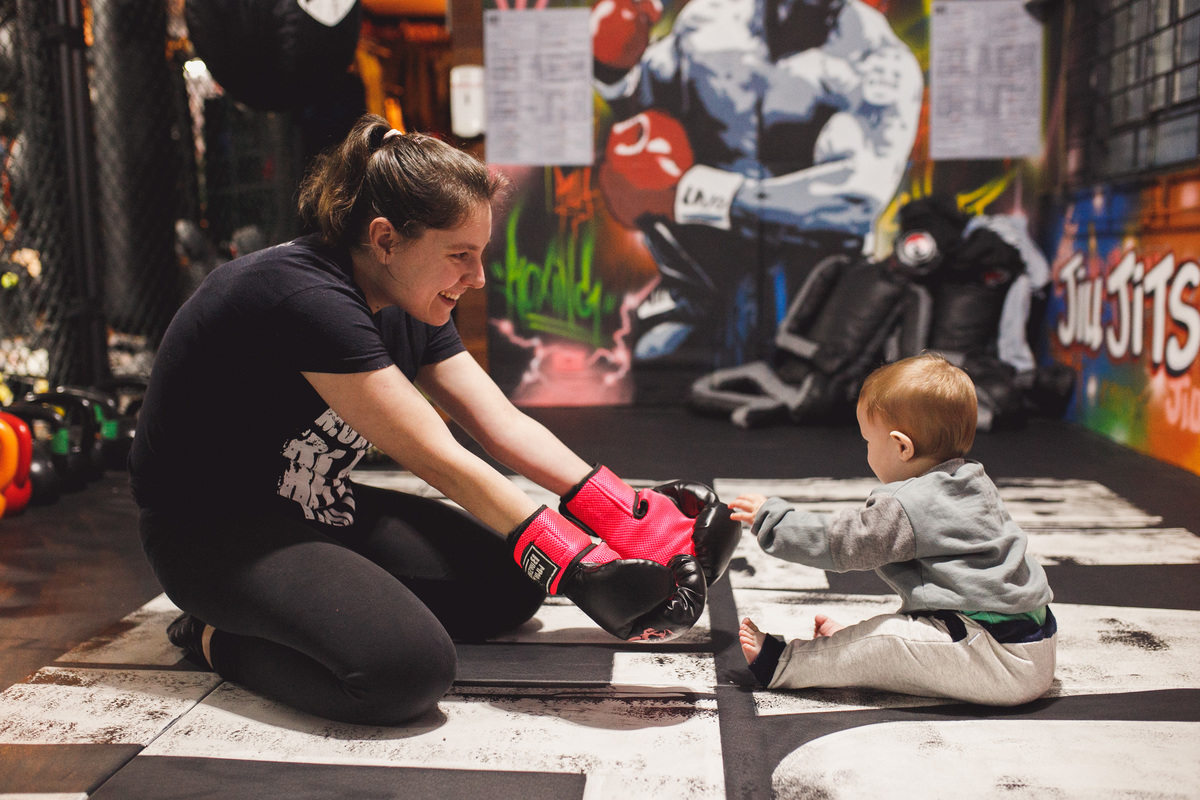 fotografa familia curitiba ensaio academia muay Thai 