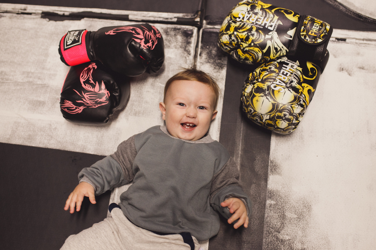 fotografa familia curitiba ensaio academia muay Thai 