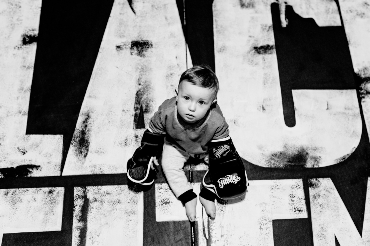 fotografa familia curitiba ensaio academia muay Thai 