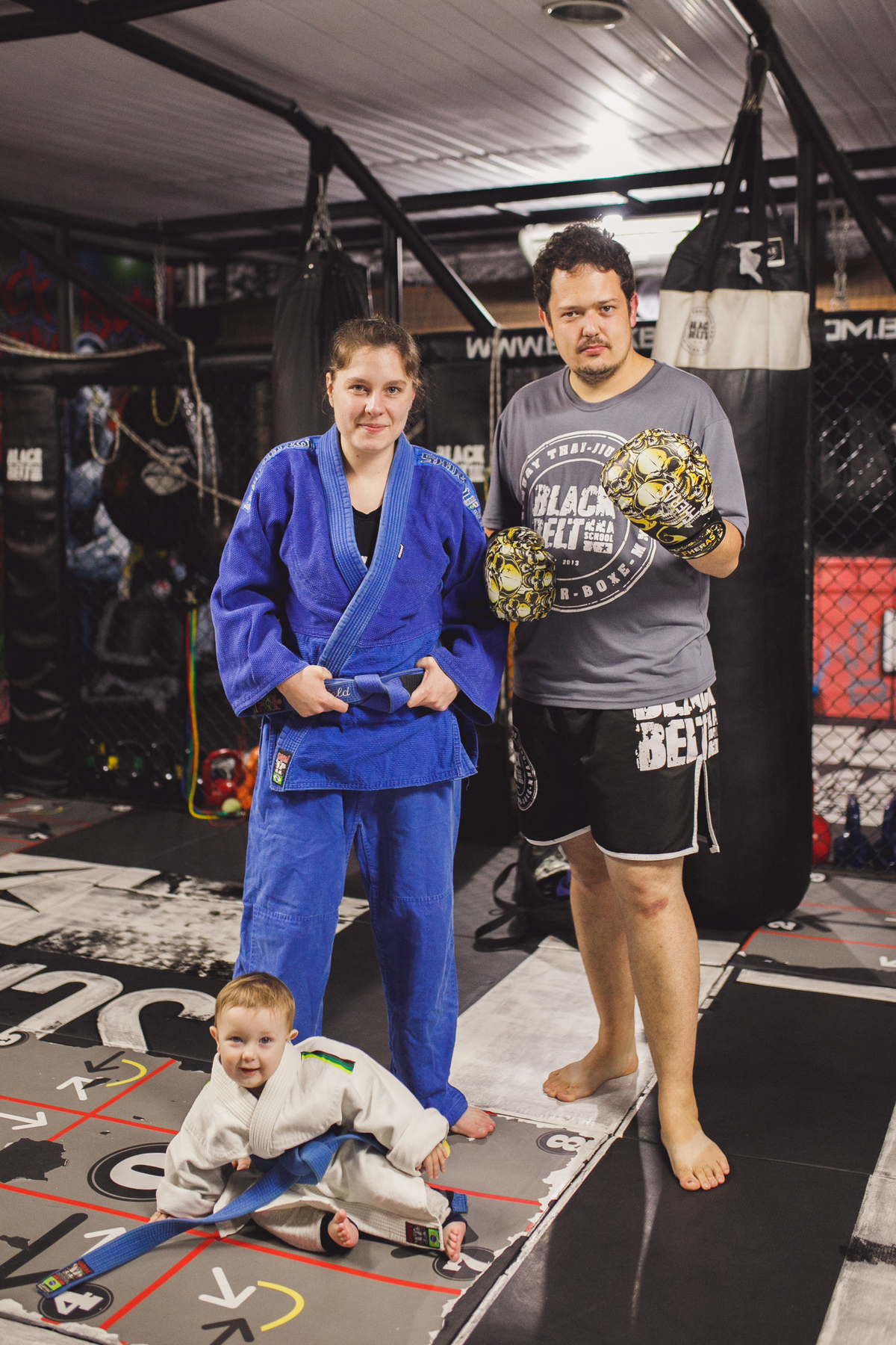 fotografa familia curitiba ensaio academia muay Thai 