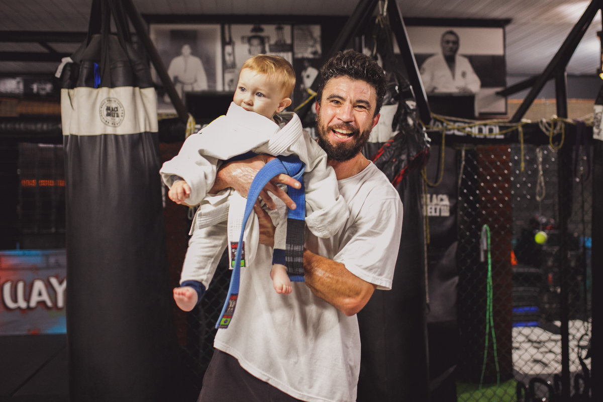 fotografa familia curitiba ensaio academia muay Thai 