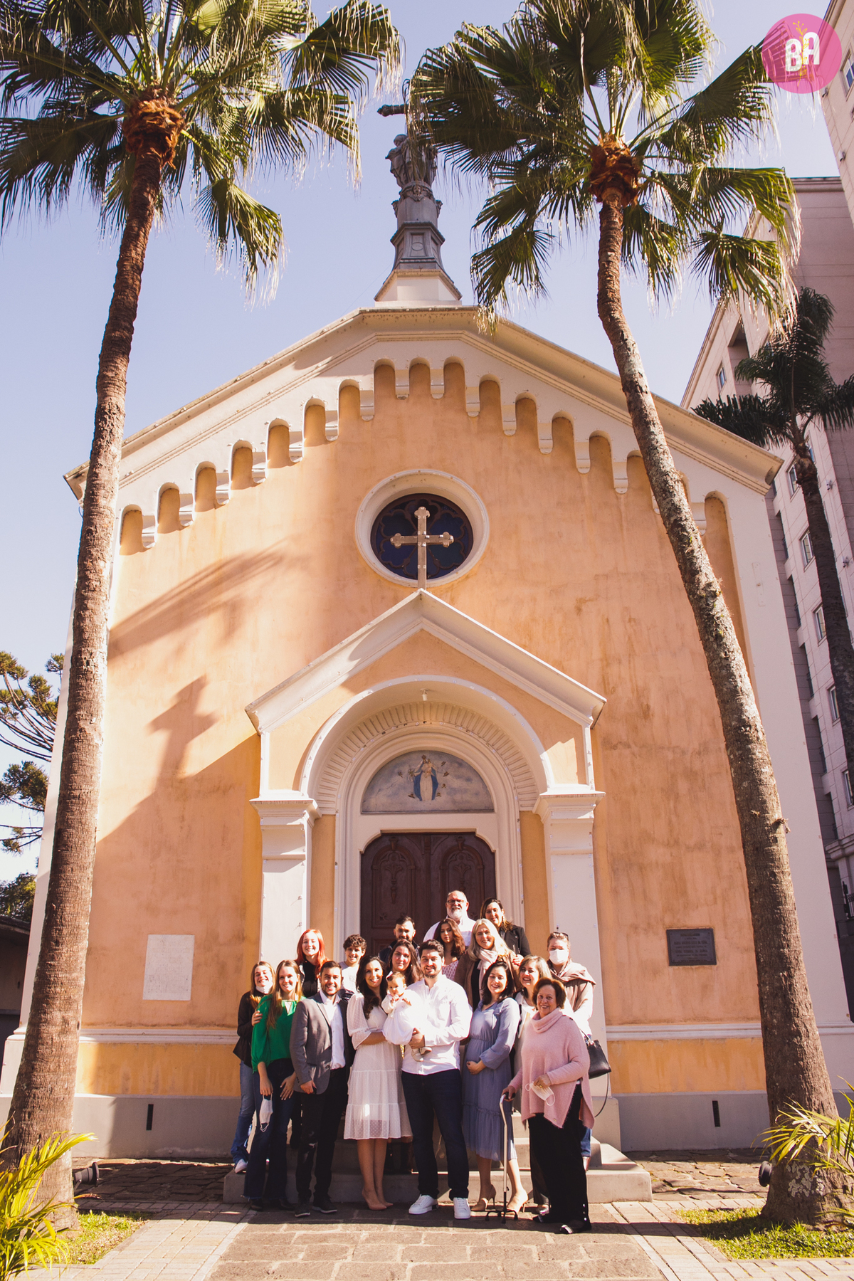 fotografa familia curitiba - batizado Manu igreja batismo cerimônia
