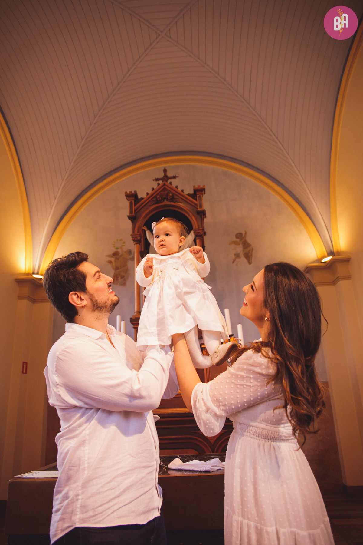 fotografa familia curitiba - batizado Manu igreja batismo cerimônia