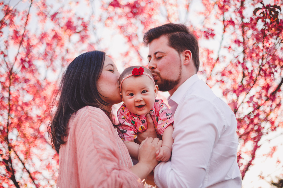 fotografa familia curitiba - cerejeira inverno bebe