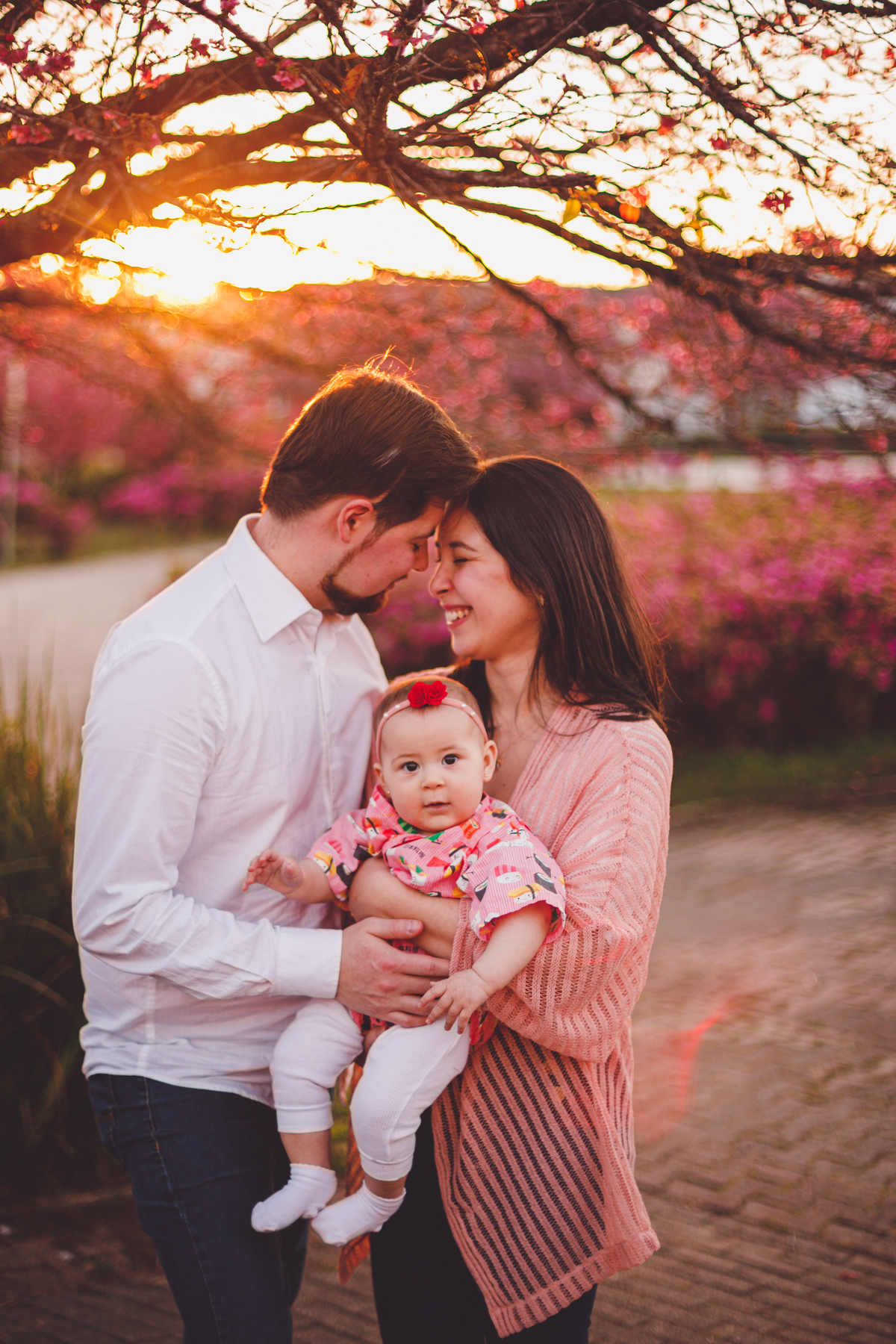 fotografa familia curitiba - cerejeira inverno bebe
