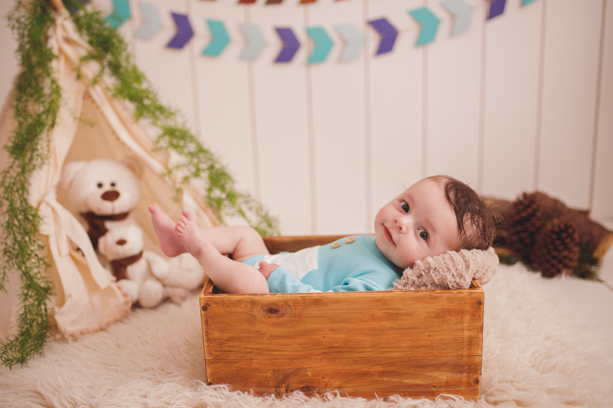 fotografa familia Curitiba ensaio estudio 3 meses 