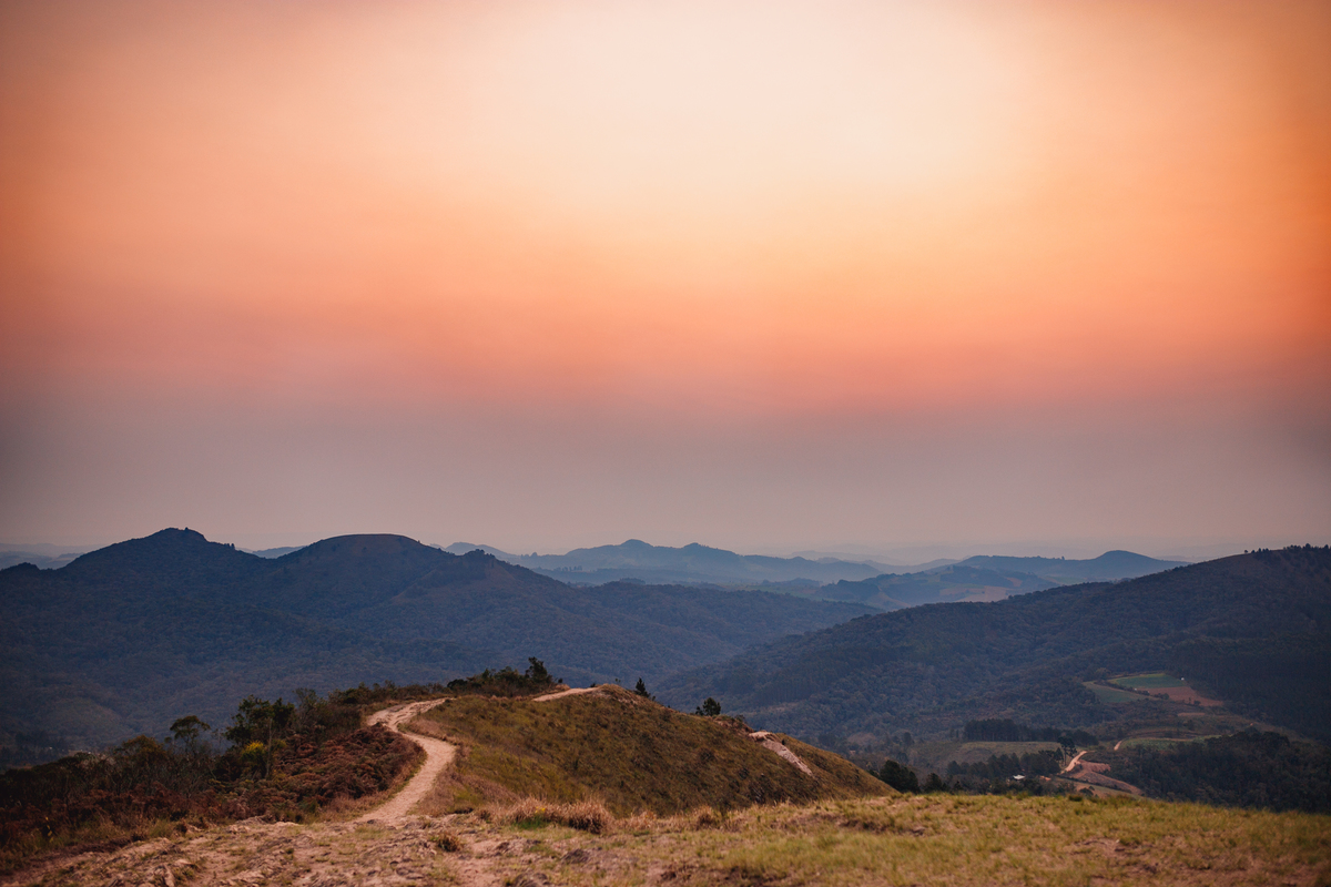 fotografa familia curitiba - morro palha por do sol
