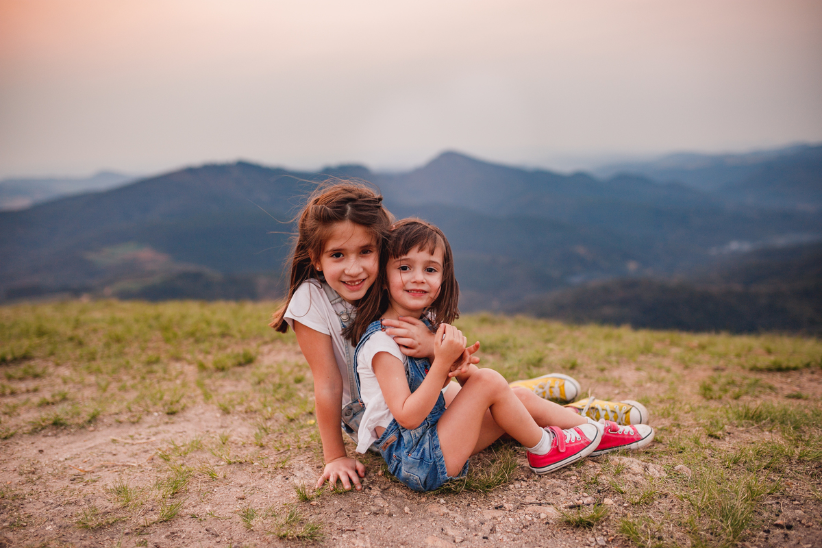 fotografa familia curitiba - morro palha por do sol