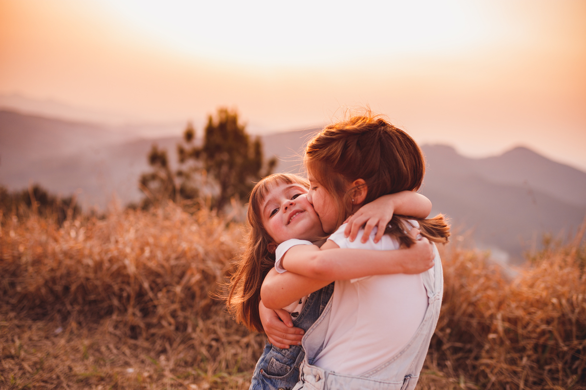 fotografa familia curitiba - morro palha por do sol