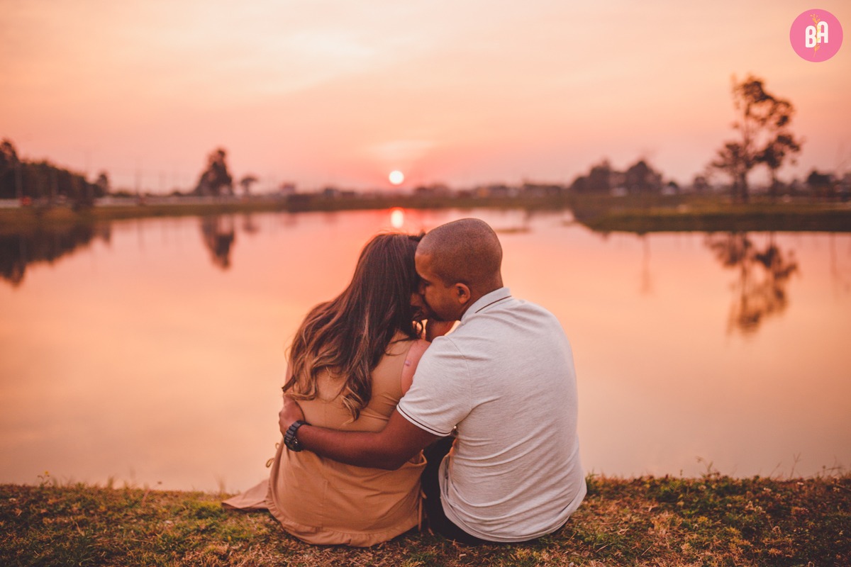 fotografa familia curitiba - ensaio gestante em casa e externo por do sol