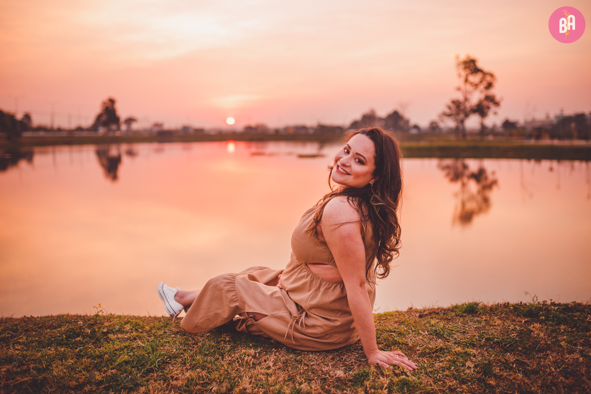 fotografa familia curitiba - ensaio gestante em casa e externo por do sol
