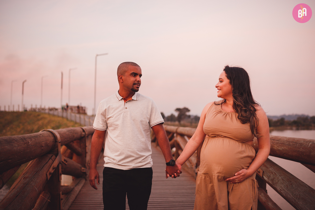 fotografa familia curitiba - ensaio gestante em casa e externo por do sol