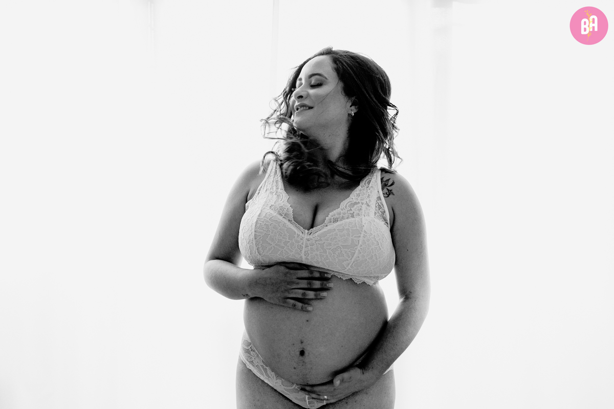 fotografa familia curitiba - ensaio gestante em casa e externo por do sol