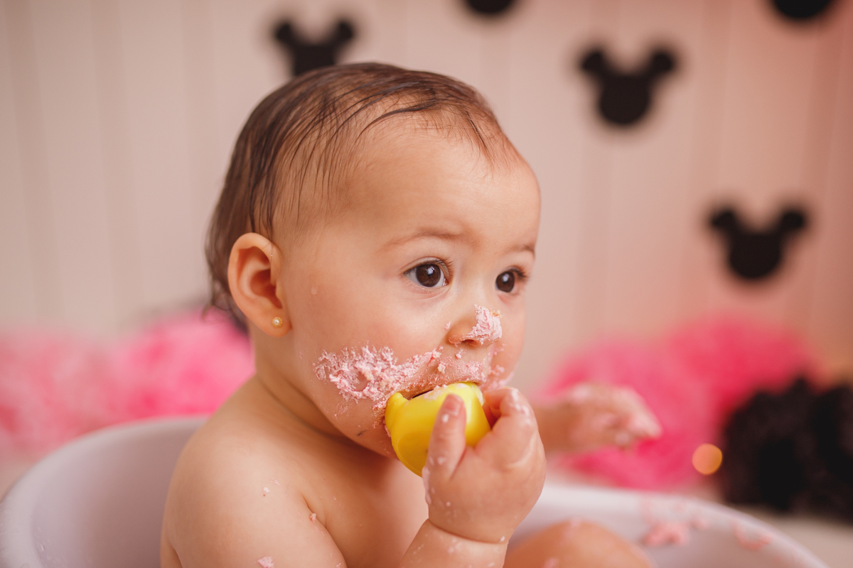 fotografa familia curitiba - smash the cake minie