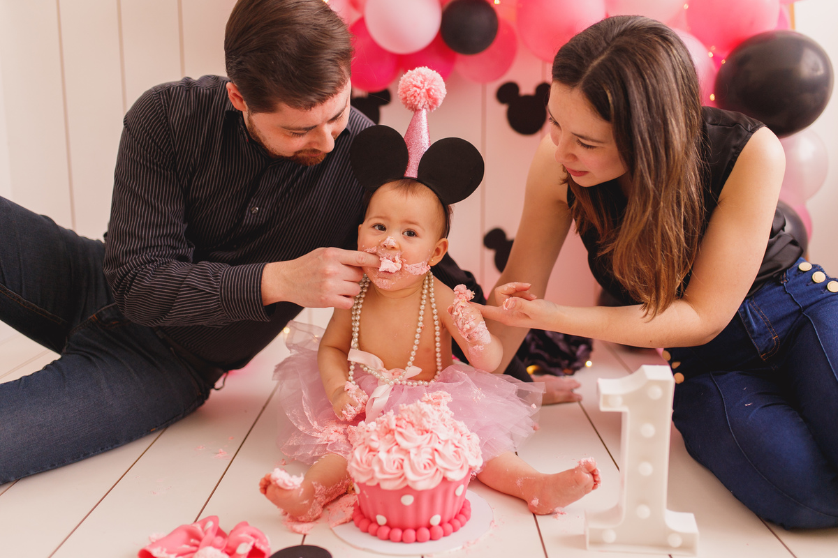 fotografa familia curitiba - smash the cake minie