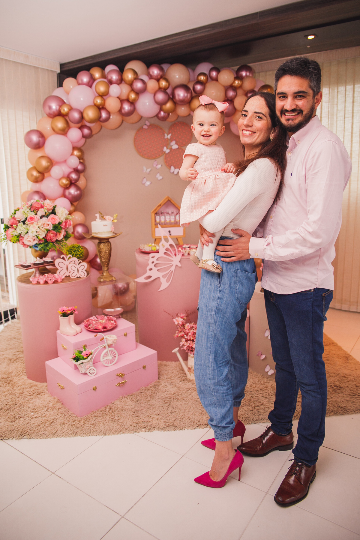 fotografa familia curitiba um ano aniversario em casa 