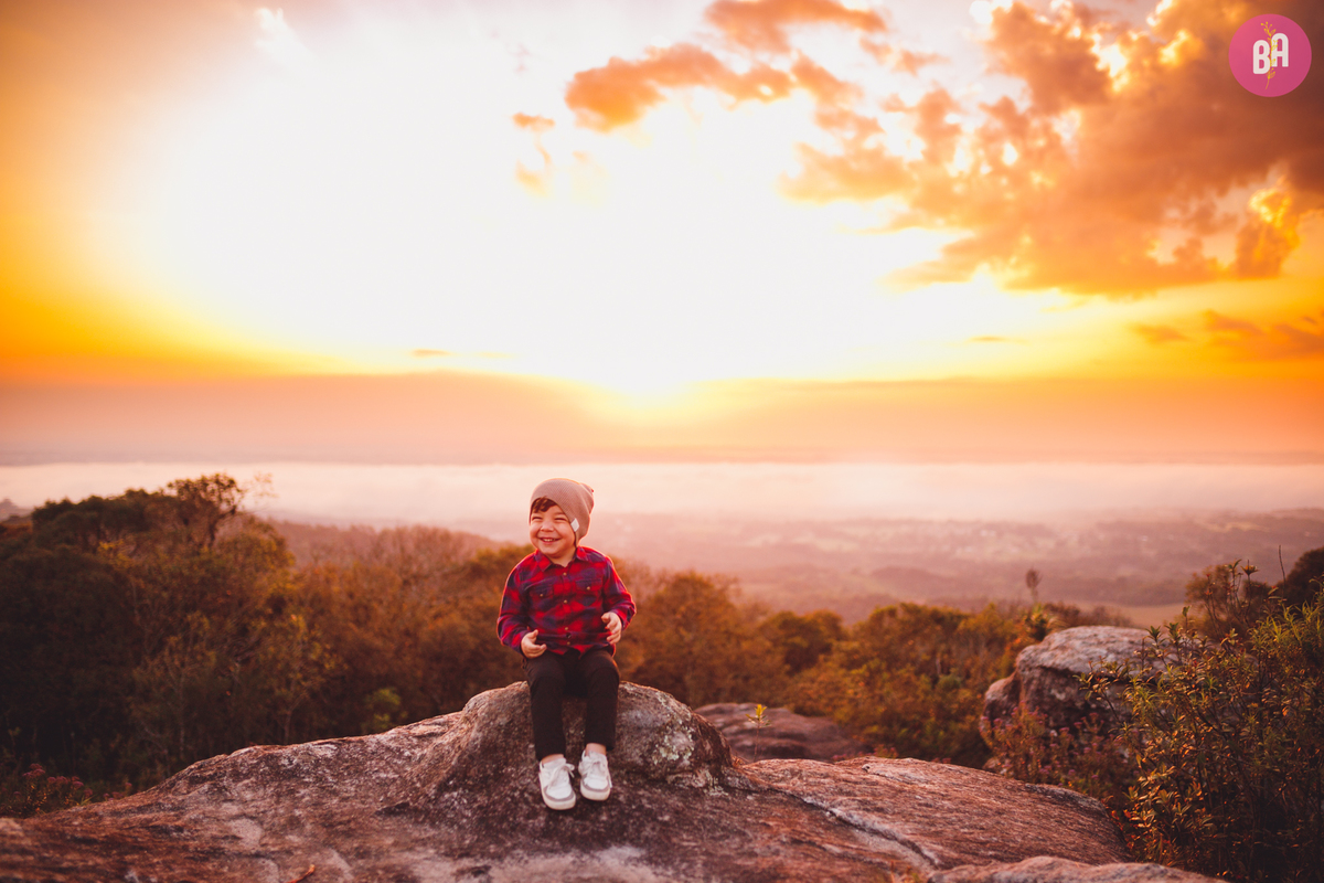 fotografa familia curitiba - nascer do sol Noah mirante