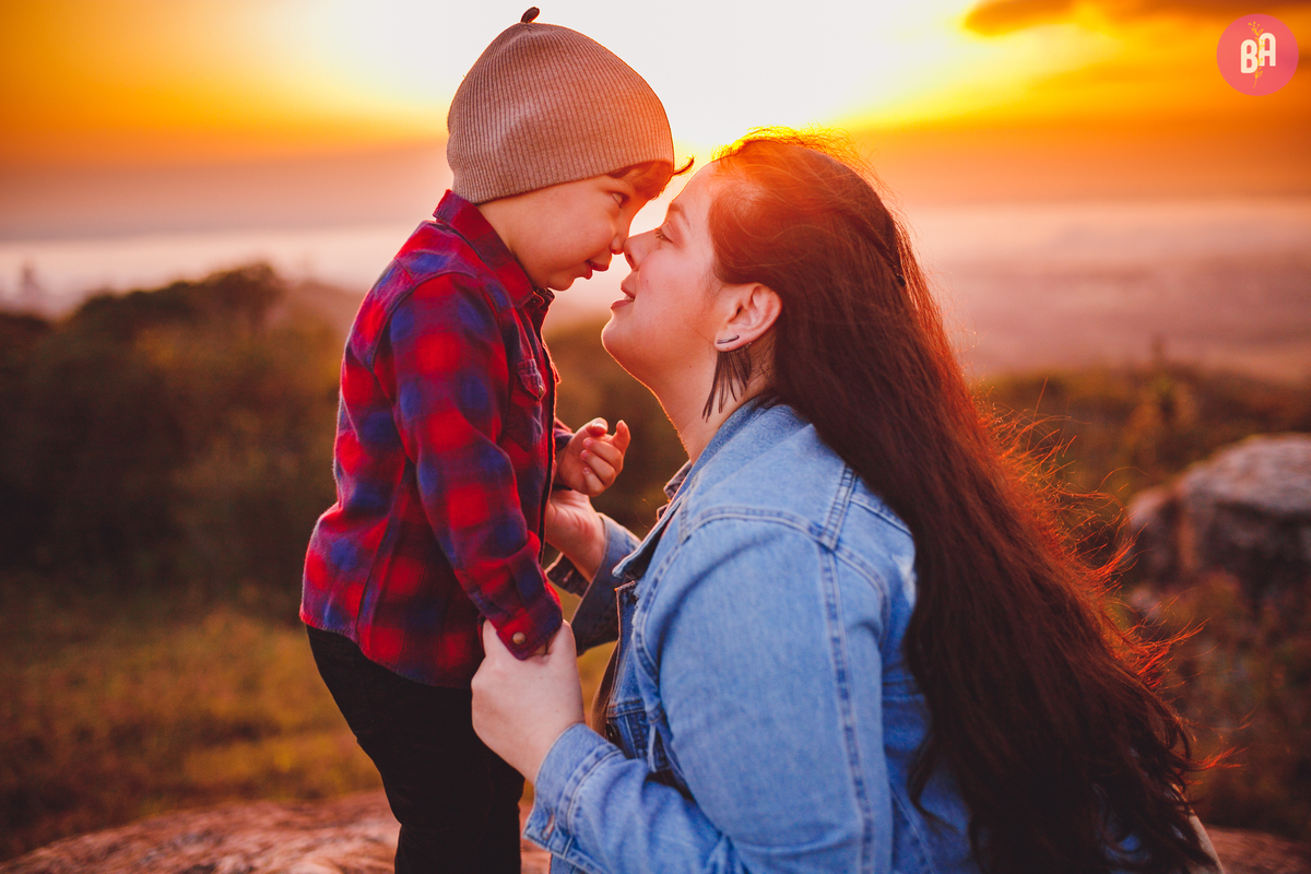 fotografa familia curitiba - nascer do sol Noah mirante