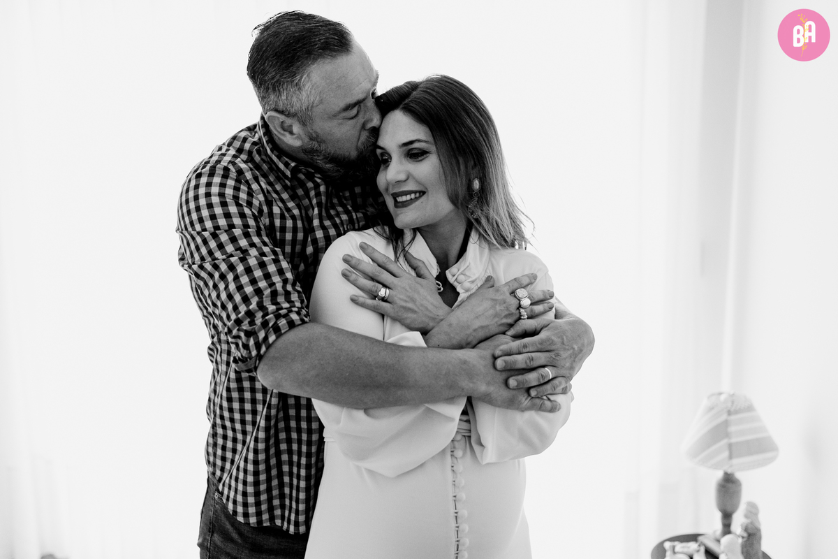 fotografa familia Curitiba - gestante em casa 