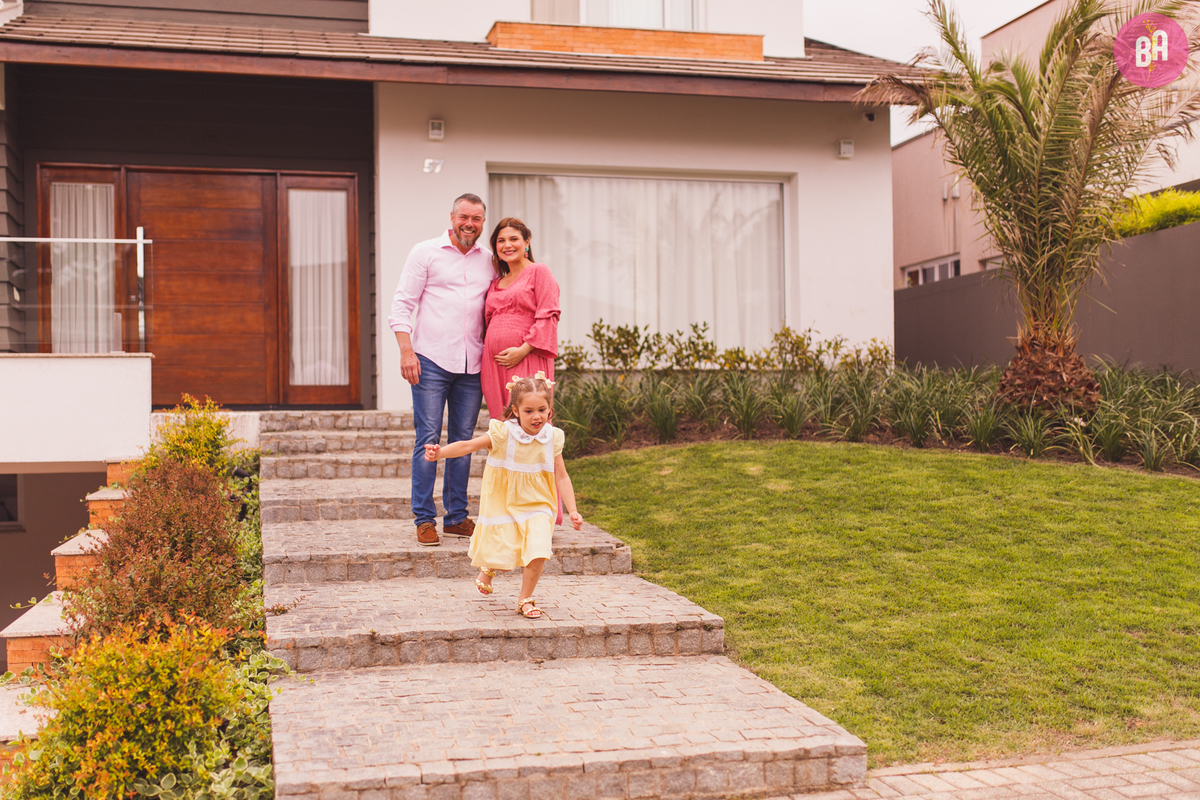 fotografa familia Curitiba - gestante em casa 