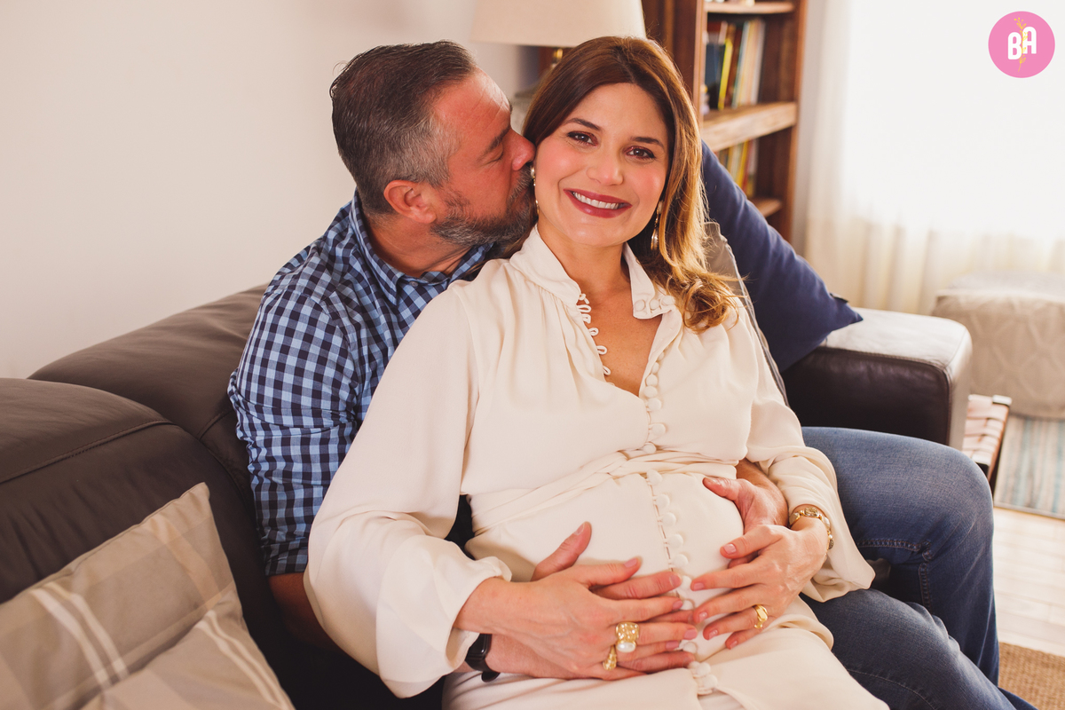 fotografa familia Curitiba - gestante em casa 
