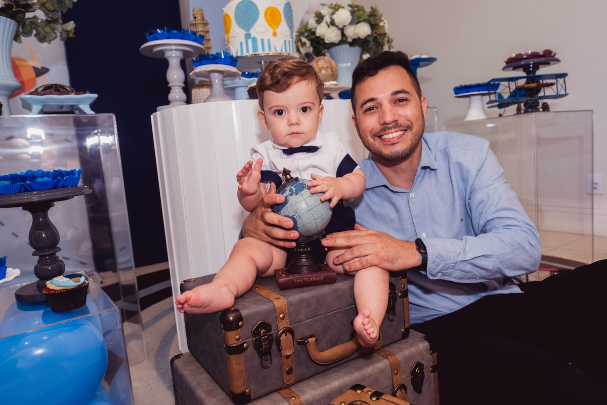 fotografa familia curitiba - aniversario casa Henrique 1 ano 