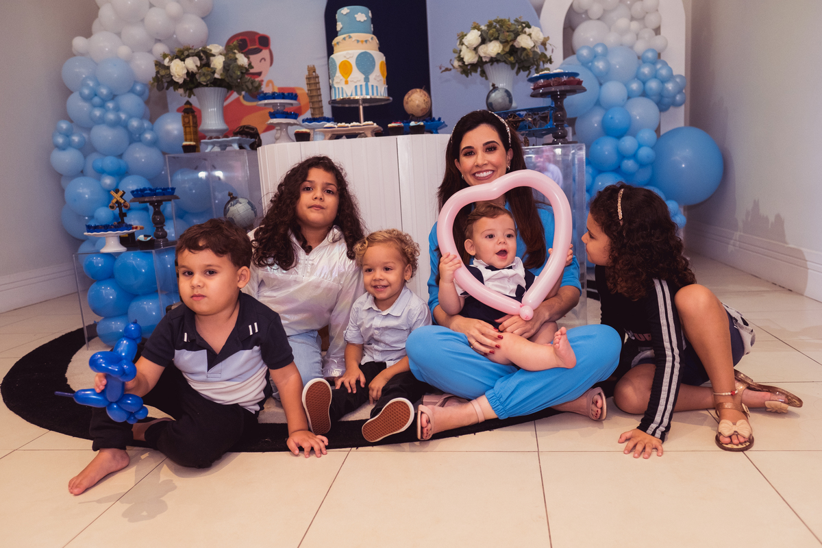 fotografa familia curitiba - aniversario casa Henrique 1 ano 