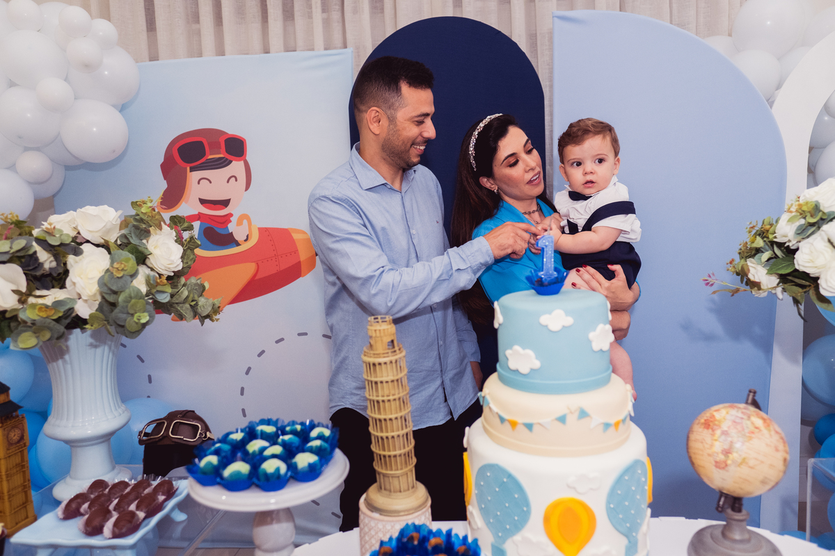 fotografa familia curitiba - aniversario casa Henrique 1 ano 